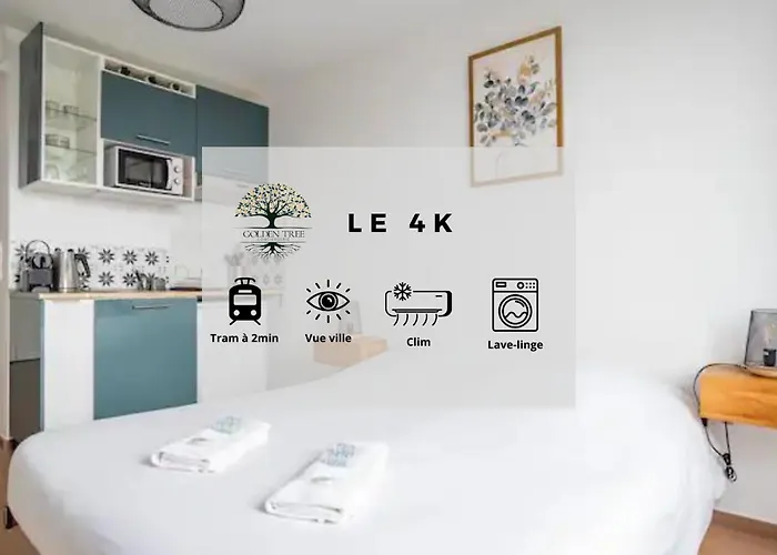 Le 4K - Vue Degagee, Clim, Gare 10Min A Pied